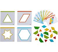 HABA- Jeu d’Assemblage Formes Multicolores-Jouet en Bois PEFC-2 Ans et Plus, 305952, coloré