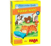 HABA 305473 - Mes Premiers Jeux - Nourrit mich! Jeu de Classement à Partir de 2 Ans pour 1 à 5 Joueurs avec 5 Figurines en Bois sur le Thème desAanimaux de Compagnie, Durée de Jeu 5 min