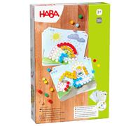 HABA Jeu d'Association Scheibix: Reproduire des Motifs avec des Jetons en Bois Colorés, Inclut des Cartes Modèles Variées, Jeu Éducatif pour Enfants dès 3 Ans - 1307162001