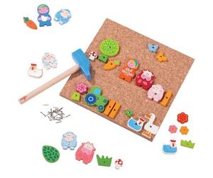 HABA® Jeu de clous La Vie à la Ferme - Jeu & Loisirs créatifs