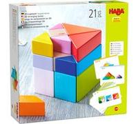 Haba jeu de formes 3D Tangrammix 21,9 x 21,9 cm bois 21 pièces Multicolore G