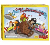 HABA Jeu de Société CrashCup Karambolage bois course 6 ans