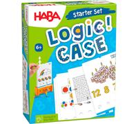HABA – Jeu d'énigmes et de logique – Logic! Case Starter Set 6+ – jeu de voyage, solo, petit format