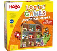 HABA 306811 - Logic! Games - Où est Wanda ?, Jeu pour Enfant en Solitaire de logique, Correction Automatique. Plus de 4 Ans