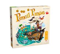 HABA Pencil Pirates - Aventure de Pirates avec Chasse au trésor & Cartes maritimes : Tracez des Lignes & dirigez-Vous vers Les îles, collectionnez Les trésors - dès 8 Ans - 2012233002