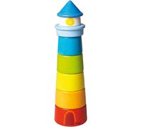 HABA - Jeu D'Encastrement Phare - Jeu d'assemblage - Jouet en Bois PEFC - 12 Mois et Plus -300170