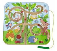 HABA - Jeu Magnétique à Billes Arbre Labyrinthe - Jouet en Bois - 2 Ans et Plus - 301057
