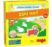 Haba jeu Mes premiers jeux ne comptent que Le carton/bois 33 pièces Vert G