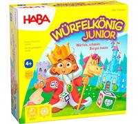 HABA Jeu pour enfants Würfelkönig Junior, jeu de dés, jeu pour enfants, à partir de 4 ans