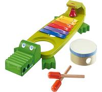 HABA - Jeux d'instruments et de Musique - Xylophone - Crocodile Musical - 2 Ans et Plus - 302566