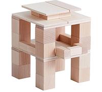 HABA - Jouet en Bois PEFC - Blocs de Construction Clever-Up! 3.0-2 Ans et Plus - Bois Naturel - Réf 306250