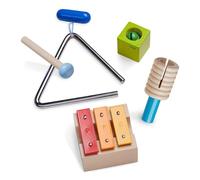 HABA - Jouet en bois PEFC - Coffret Plaisir de la Musique - Instruments - 2 ans et plus - 305922