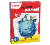 HABA Junior Rommé Princesse Mina - Jeu de Cartes Classique au Design Amusant de Monstre - Jeu de Cartes Rommé pour Enfants et Adultes - À partir de 3 Ans - 2013362001