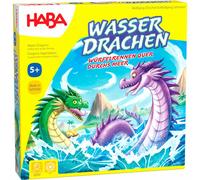 HABA Kinderspiel Wasserdrachen, Würfelspiel, Laufspiel, Kinder Spiel, ab 5 Jahren, 1307133001
