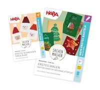 HABA Kit de bricolage Noël pour enfants dès 3 ans - Premier bricolage de l’Avent - Boîte et set créatif pour le bricolage de Noël - Favorise la créativité - 2014005