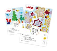 HABA Kit de bricolage Noël pour enfants dès 5 ans - Set créatif pour réaliser des cartes de Noël et un tableau de fenêtre - Plaisir de bricoler pendant l’Avent - 2014006