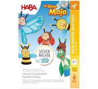 HABA Kit de bricolage Première coupe - Kit créatif en papier Maja abeille à partir de 3 ans