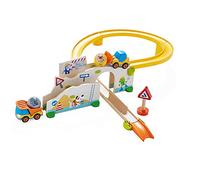 HABA Kullerbü 303081 - Train de Jeu sur Le Chantier