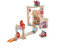 HABA - Kullerbü - Circuit de jeu Caserne de pompiers - Jeu ludique - 2 ans et plus - 304847, Coloré