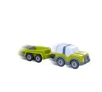 HABA Kullerbü - Véhicule tout-terrain avec remorque, Jeu véhicule