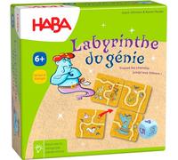 HABA - Labyrinthe du Génie - Jeux de Carte - Jeux de rapidité - Jeux de société pour Enfant - Casse-tête - 301887