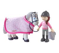 HABA Little Friends - Cavalière Sanya et Jument Saphira, Coloré