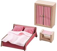 HABA - Little Friends Meubles pour Maison de Poupée Chambre d'Adultes, 301988