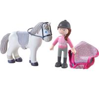 HABA Little Friends - Reiterin Sanya und Pferd Saphira, Spielfiguren, Pferdewelt, 306168