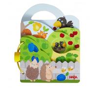 HABA – Livre en bois pour bébé Le verger – Bois PEFC – Cadeau bébé – 10 mois et plus