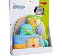 HABA - Livre en Tissu Animaux Sauvages - Livre en Tissu Doux - Cadeau bébé - 6 Mois et Plus - 306780