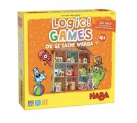 HABA - Logic! Games - Où se Cache Wanda ? - Jeux de société - Jeux de logique - 60 Casse-têtes - 4 Ans et Plus - 306808