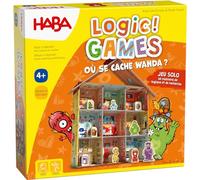 HABA - Logic! Games - Où se Cache Wanda ? - Jeux de société - Jeux de logique - 60 Casse-têtes - 4 Ans et Plus - 306808