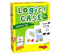 HABA - LogiCASE Starter Set 5+ - Jeu d'Énigmes pour Réflexion Logique et Concentration - 77 Énigmes par Kit - Enfants 5 ans et +