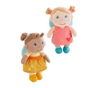 HABA Lore & Holly Lot de 2 poupées en tissu unisexe Ange gardien Taille 19 cm