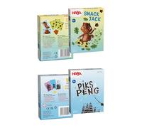 HABA Lot de 2 collations Jack & Piks Peng - Unisexe - Multicolore - Taille unique