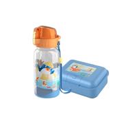 HABA Lot de 2 gourdes et boîte à goûter, unisexe, motif pingouin, taille unique