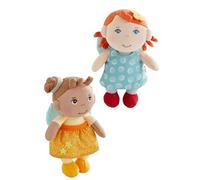 HABA Lot de 2 poupées en tissu unisexes - Motif ange gardien - Holly & EMI - Taille 19 cm