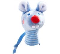 HABA - Marionnette à Doigt Souris Mara - Jouet en Peluche - Enfant - Imagination - Jeu de rôle - 18 Mois