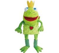 Haba marionnette grenouille roi 26 cm verte Vert G