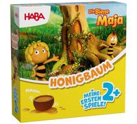 HABA Maya l'abeille Miel Tree - Premier Jeu à partir de 2 Ans - Jeu coopératif de Couleurs et de dés (idée de Jeu : Abeille Hanni) - avec Figurine en Bois de qualité supérieure et Ruche 3D