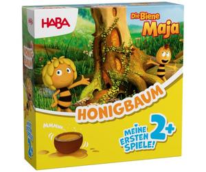 HABA Maya l'abeille Miel Tree - Premier Jeu à partir de 2 Ans - Jeu coopératif de Couleurs et de dés (idée de Jeu : Abeille Hanni) - avec Figurine en Bois de qualité supérieure et Ruche 3D