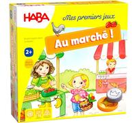 HABA - Mes premiers jeu - Au marché - Jeu de société enfant - Jeu d'observation, d'imitation - Notion d'argent - 1 à 4 joueurs - 2 ans +, 302782