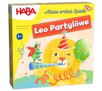 HABA Mes Premiers Jeux à emporter - Leo Partylöwe - Jeu pour Enfants à partir de 2 Ans - Jeu de mémos en déplacement pour 1 à 4 Joueurs - 2012213001