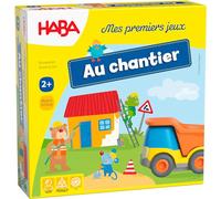 HABA - Mes Premiers Jeux - Au Chantier - Jeu de classement et de mémoire coopératif- Jeu Ludique et Interactif sur la Construction de Maison - 2 Ans - 305212