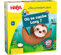 HABA - Mes Premiers Jeux - Où se Cache Lazy ? - Jeu de société - Jeu d'animation - 4 Ans et Plus - 306601, Vertes