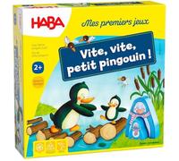 HABA - Mes premiers jeux - Vite, vite, petit pingouin ! - Jeux enfants 2 ans et + - Jeu de Course - Stimule Exercices de Calcul