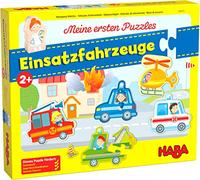 HABA - Mes Premiers Puzzles - Véhicules d'intervention - 2 Ans et Plus - 306525