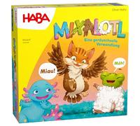 HABA Mixalotl - Jeu de devinettes Amusant pour Enfants à partir de 4 Ans - Reconnaître Les Animaux, Combiner des Cartes et reproduire Les Sons - 2012234001