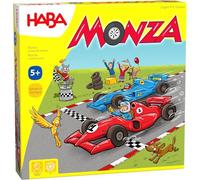 HABA - Jeu de société Monza - Course stratégique en bois - 2 à 6 joueurs dès 5 ans