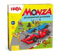 HABA Monza, Würfelspiel Und Gesellschaftsspiel, Mit Turbulentem Autorennen für 2-6 Kinder AB 5 Jahren, zum Farbenlernen - 1004416001